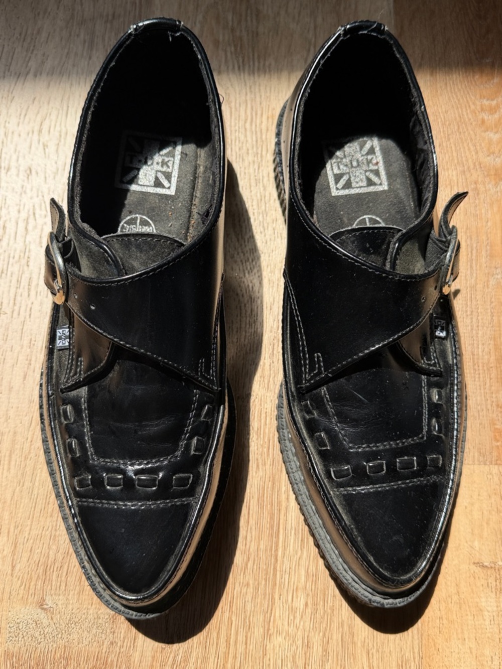 T.U.K creeper  Strap Shoes